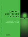 APPLIED ECONOMICS LETTERS