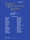 JOURNAL OF PRODUCTIVITY ANALYSIS