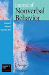 JOURNAL OF NONVERBAL BEHAVIOR