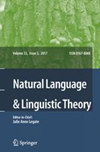 NATURAL LANGUAGE & LINGUISTIC THEORY