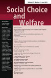 SOCIAL CHOICE AND WELFARE