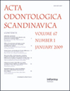 ACTA ODONTOLOGICA SCANDINAVICA