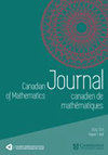 CANADIAN JOURNAL OF MATHEMATICS-JOURNAL CANADIEN DE MATHEMATIQUES