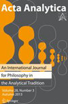 Acta Analytica-International Periodical for Philosophy in the Analytical Tradition