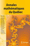 Annales Mathematiques du Quebec