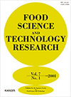 FOOD SCIENCE AND TECHNOLOGY RESEARCH