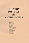 HOUSTON JOURNAL OF MATHEMATICS