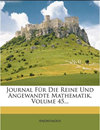 JOURNAL FUR DIE REINE UND ANGEWANDTE MATHEMATIK