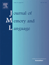 JOURNAL OF MEMORY AND LANGUAGE