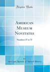 AMERICAN MUSEUM NOVITATES