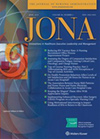 JOURNAL OF NURSING ADMINISTRATION