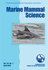 MARINE MAMMAL SCIENCE