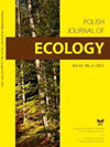 POLISH JOURNAL OF ECOLOGY