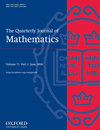 QUARTERLY JOURNAL OF MATHEMATICS