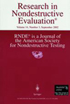 RESEARCH IN NONDESTRUCTIVE EVALUATION