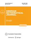 SIBERIAN MATHEMATICAL JOURNAL