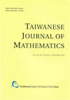 TAIWANESE JOURNAL OF MATHEMATICS