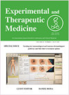 Experimental and Therapeutic Medicine