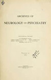 ARCHIVES OF NEUROLOGY AND PSYCHIATRY