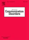 JOURNAL OF COMMUNICATION DISORDERS